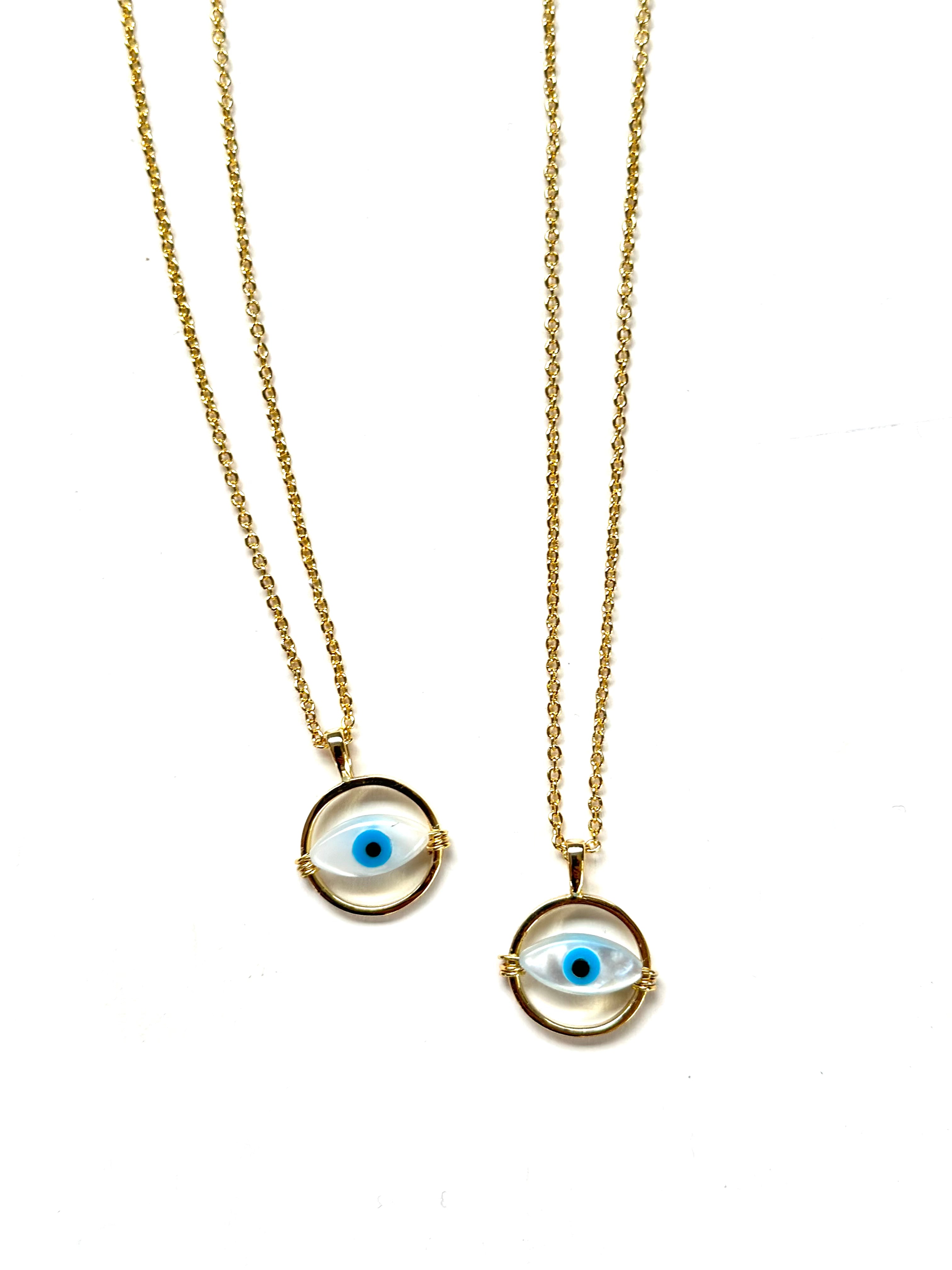 Circle Evil Eye Necklace