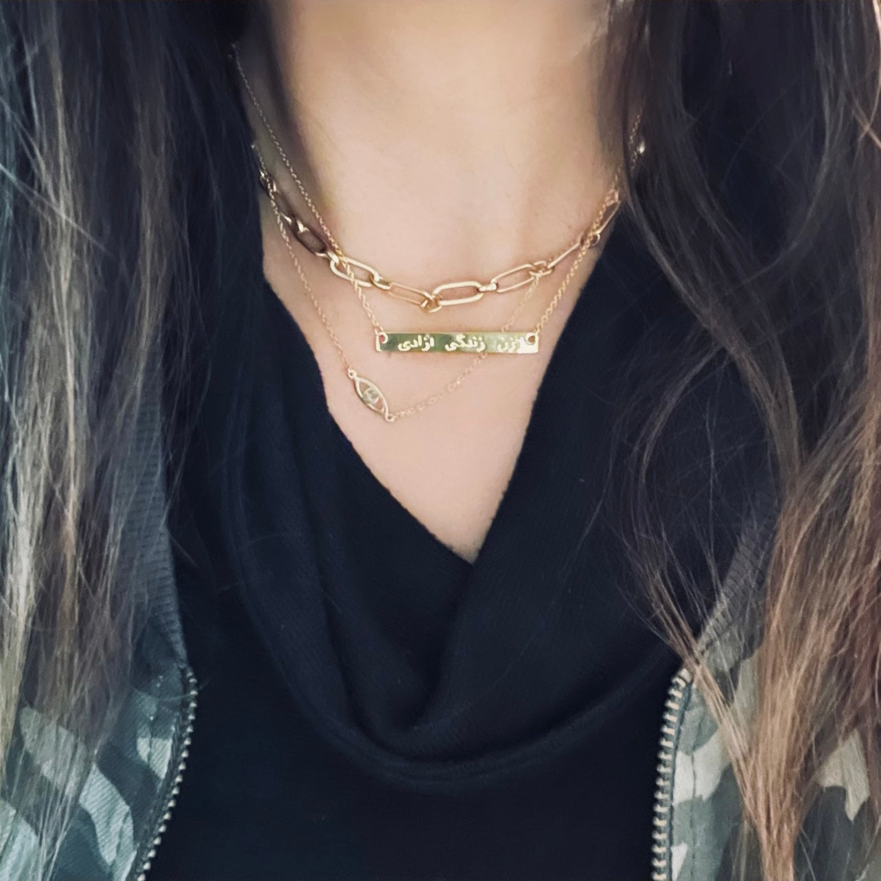 Zan Zendegi Azadi necklace