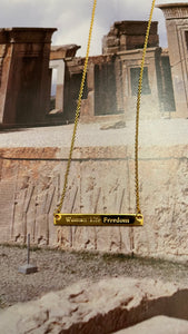 Zan Zendegi Azadi necklace